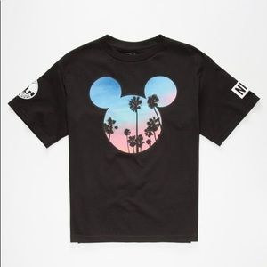 Disney Neff Mickey Logo Palm Trees Tee